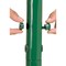 Global Industrial Wave Bike Rack, Green, Free Standing, 9-Bike 652779FGN - alternate 4